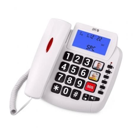 Teléfono SPC Comfort Volume 2/ Blanco Teléfono SPC Comfort Volume 2/ Blanco