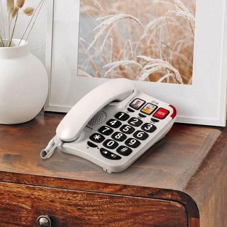 Teléfono SPC Confort Numbers 2/ Blanco Teléfono SPC Confort Numbers 2/ Blanco