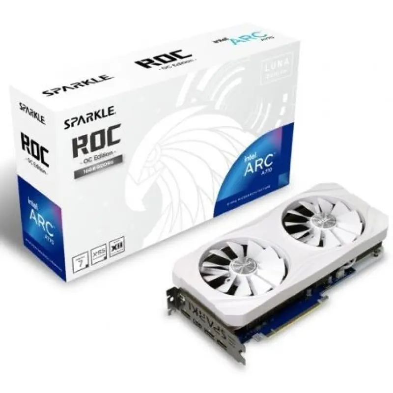 Tarjeta Gráfica Sparkle Intel Arc A770 ROC LUNA OC/ 16GB GDDR6 Tarjeta Gráfica Sparkle Intel Arc A770 ROC LUNA OC/ 16GB GDDR6