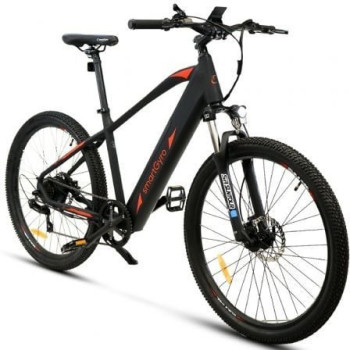 Bicicleta Eléctrica SmartGyro Ebike Senda/ Motor 250W/ Ruedas 27.5'/ Negra Bicicleta Eléctrica SmartGyro Ebike Senda/ Motor 250W/ Ruedas 27.5'/ Negra