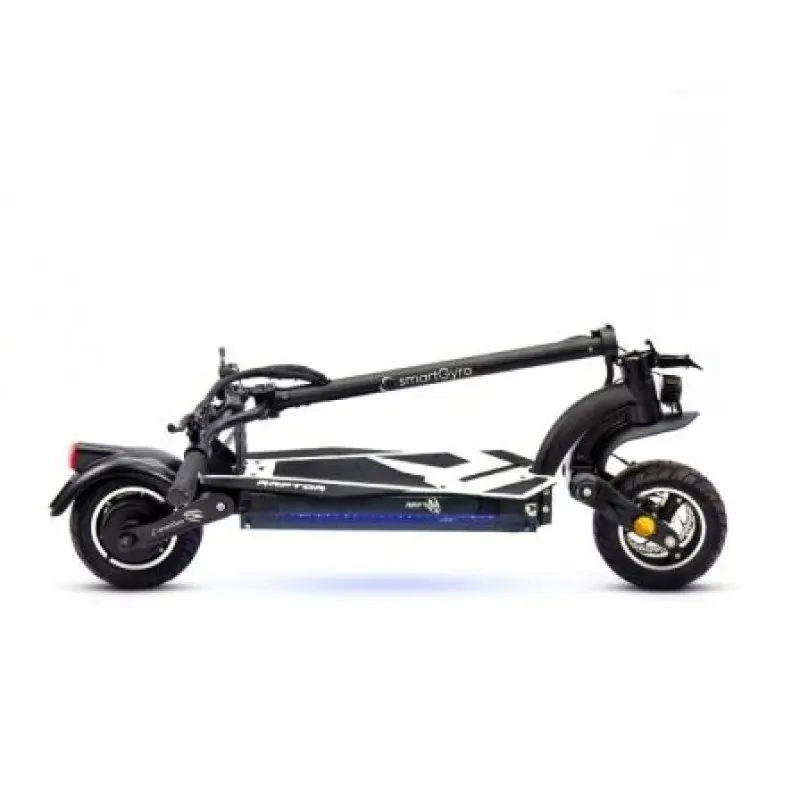 Patinete Eléctrico SmartGyro Raptor Certificado/ Motor 1000W/ Ruedas 10'/ 25km/h /Autonomía 70km/ Negro Patinete Eléctrico SmartGyro Raptor Certificado/ Motor 1000W/ Ruedas 10'/ 25km/h /Autonomía 70km/ Negro