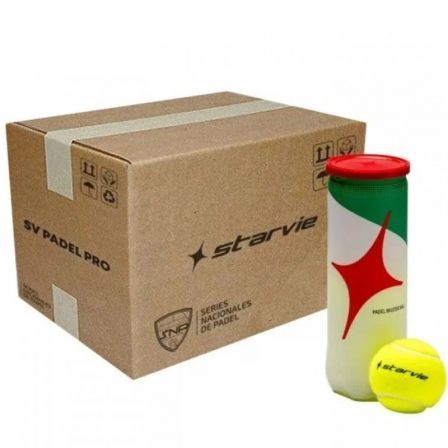 Cajón Bolas Starvie Padel Master/ 24 packs de 3 unidades Cajón Bolas Starvie Padel Master/ 24 packs de 3 unidades
