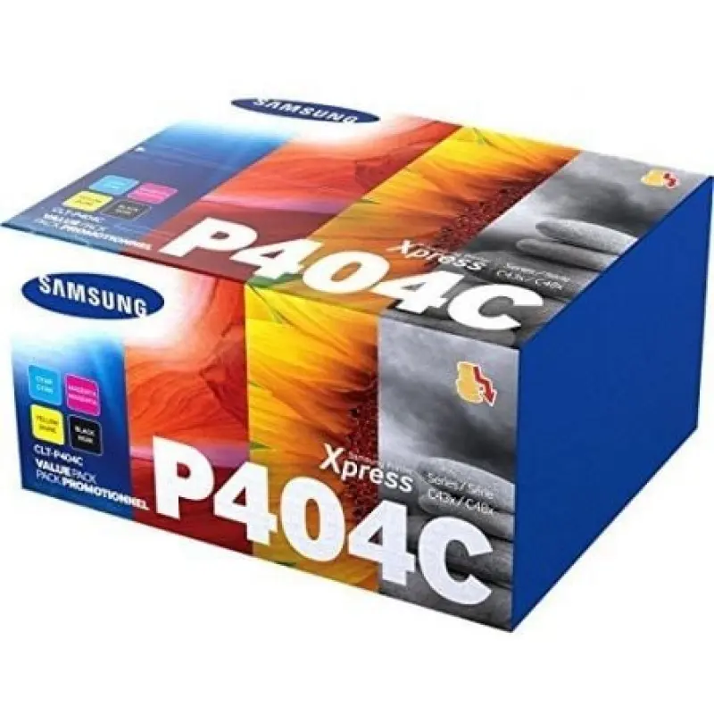 Tóner Original Samsung CLT-404S Multipack/ Cian/ Magenta/ Amarillo/ Negro Tóner Original Samsung CLT-404S Multipack/ Cian/ Magenta/ Amarillo/ Negro