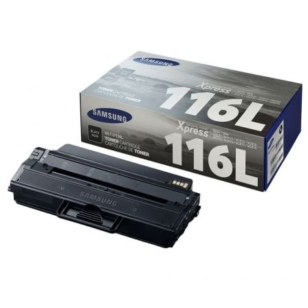 Tóner Original Samsung MLT-D116L Alta Capacidad/ Negro Tóner Original Samsung MLT-D116L Alta Capacidad/ Negro