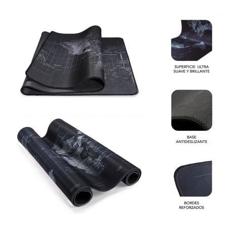Alfombrilla Subblim 01PUW01 World XL/ 900 x 400 x 3 mm Alfombrilla Subblim 01PUW01 World XL/ 900 x 400 x 3 mm