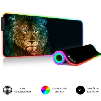 Alfombrilla Subblim SUBMP-02RGB10 LED RGB Lion XL/ 800 x 300 x 4 mm Alfombrilla Subblim SUBMP-02RGB10 LED RGB Lion XL/ 800 x 300 x 4 mm