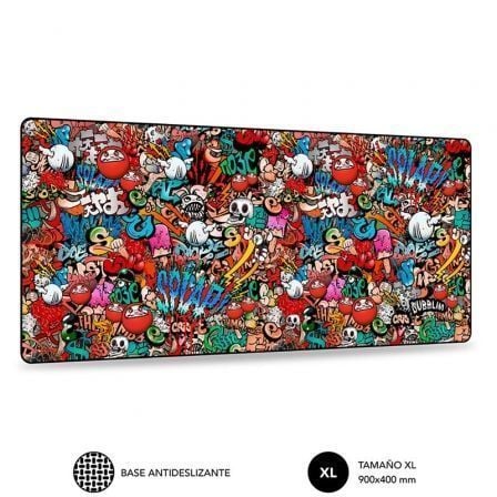 Alfombrilla Subblim 01PUW02 Graffiti XL/ 900 x 400 x 3 mm Alfombrilla Subblim 01PUW02 Graffiti XL/ 900 x 400 x 3 mm