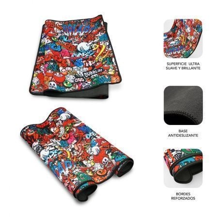 Alfombrilla Subblim 01PUW02 Graffiti XL/ 900 x 400 x 3 mm Alfombrilla Subblim 01PUW02 Graffiti XL/ 900 x 400 x 3 mm