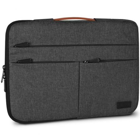 Funda Subblim Air Padding 360 Sleeve para Portátiles hasta 15.6'/ Gris Oscuro Funda Subblim Air Padding 360 Sleeve para Portátiles hasta 15.6'/ Gris Oscuro