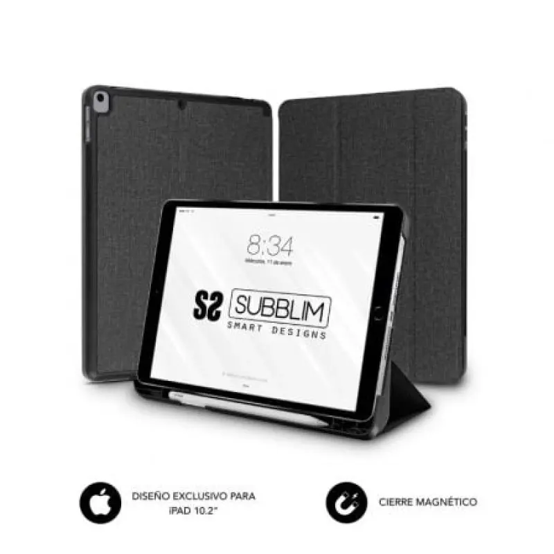 Funda Subblim Shock Case para Tablet iPad 9/8/7 Gen 10.2'/ Negra Funda Subblim Shock Case para Tablet iPad 9/8/7 Gen 10.2'/ Negra