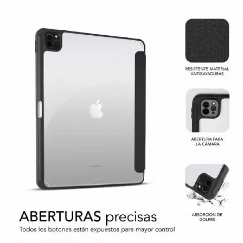 Funda Subblim Clear Shock para Tablet iPad Pro 11' 2020-2022/ Negra Funda Subblim Clear Shock para Tablet iPad Pro 11' 2020-2022/ Negra