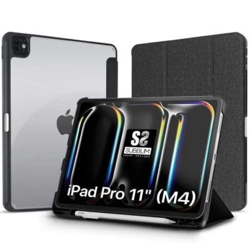 Funda Subblim Clear Shock Case para iPad Pro 11' 2024 M4/ Negra Funda Subblim Clear Shock Case para iPad Pro 11' 2024 M4/ Negra