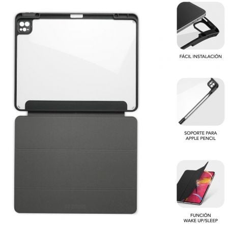 Funda Subblim Clear Shock Case para iPad Pro 11' 2024 M4/ Negra Funda Subblim Clear Shock Case para iPad Pro 11' 2024 M4/ Negra