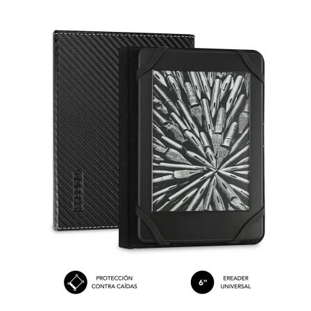 Funda para libro electrónico Subblim 1EC001 Booklet/ Negra Funda para libro electrónico Subblim 1EC001 Booklet/ Negra