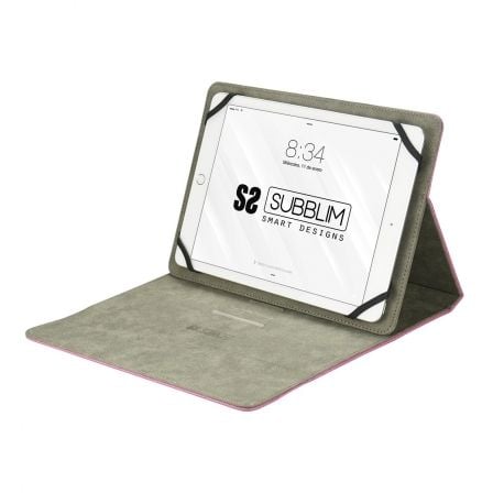 Funda Subblim Clever Stand para Tablets de 9'-10.1'/ Rosa Funda Subblim Clever Stand para Tablets de 9'-10.1'/ Rosa