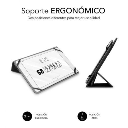 Funda Subblim Freecam para Tablets de 10.1'-11'/ Negra Funda Subblim Freecam para Tablets de 10.1'-11'/ Negra