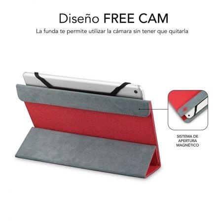 Funda Subblim Freecam para Tablets de 10.1'-11'/ Roja Funda Subblim Freecam para Tablets de 10.1'-11'/ Roja