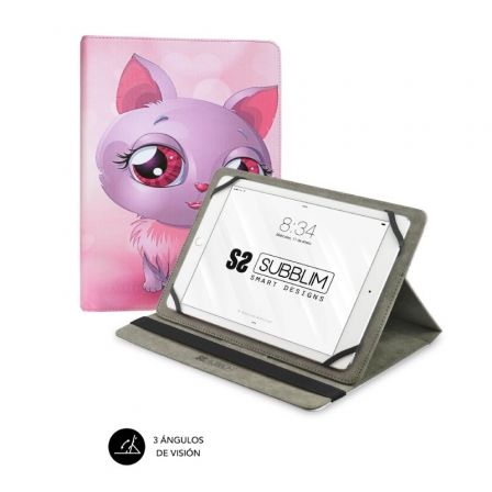 Funda Subblim Trendy Cat para Tablets de 10.1'-11' Funda Subblim Trendy Cat para Tablets de 10.1'-11'