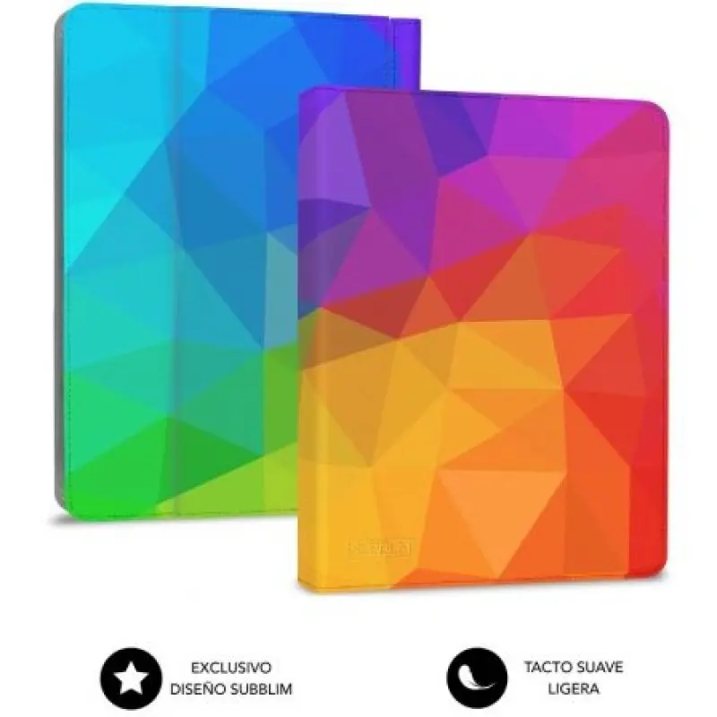 Funda con Teclado Subblim Keytab USB 11' Triángulos USB para Tablets de 11' Funda con Teclado Subblim Keytab USB 11' Triángulos USB para Tablets de 11'