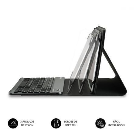 Funda con Teclado Subblim Keytab Pro Bluetooth para Tablets de 10.1'-10.8'/ Roja Funda con Teclado Subblim Keytab Pro Bluetooth para Tablets de 10.1'-10.8'/ Roja
