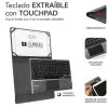 Funda con Teclado Subblim Keytab Pro Bluetooth Touchpad para Tablets de 10.1'-10.8'/ Negra Funda con Teclado Subblim Keytab Pro Bluetooth Touchpad para Tablets de 10.1'-10.8'/ Negra