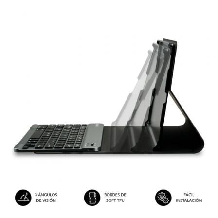Funda con Teclado Subblim KeyTab Pro BT para Tablet Lenovo Tab M10 FHD Plus de 10.3'/ Negra Funda con Teclado Subblim KeyTab Pro BT para Tablet Lenovo Tab M10 FHD Plus de 10.3'/ Negra