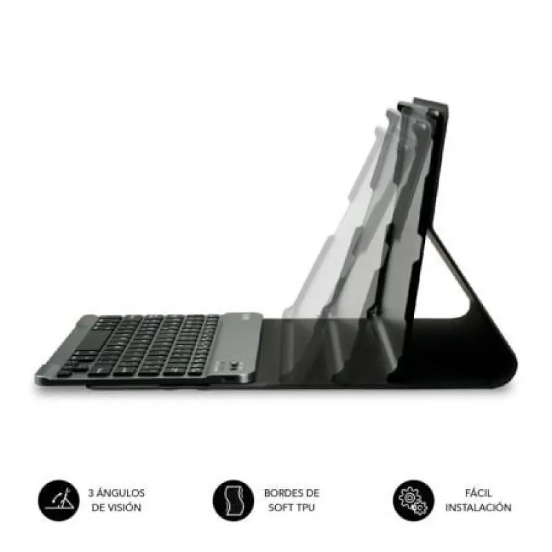 Funda con Teclado Subblim KeyTab Pro BT para Tablet Lenovo Tab M10 FHD Plus de 10.3'/ Negra Funda con Teclado Subblim KeyTab Pro BT para Tablet Lenovo Tab M10 FHD Plus de 10.3'/ Negra