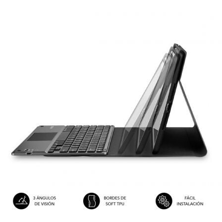 Funda con Teclado Subblim Keytab Pro Bluetooth Touchpad para Tablets Apple iPad Pro de 11' 2020/ Negra Funda con Teclado Subblim Keytab Pro Bluetooth Touchpad para Tablets Apple iPad Pro de 11' 2020/ Negra