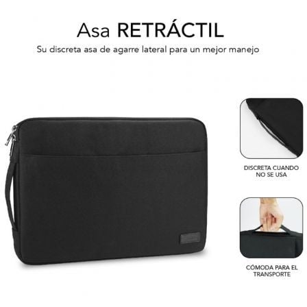 Funda Subblim Urban Laptop Sleeve para Portátiles hasta 14'/ Negra Funda Subblim Urban Laptop Sleeve para Portátiles hasta 14'/ Negra