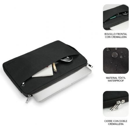 Funda Subblim Urban Laptop Sleeve para Portátiles hasta 14'/ Negra Funda Subblim Urban Laptop Sleeve para Portátiles hasta 14'/ Negra
