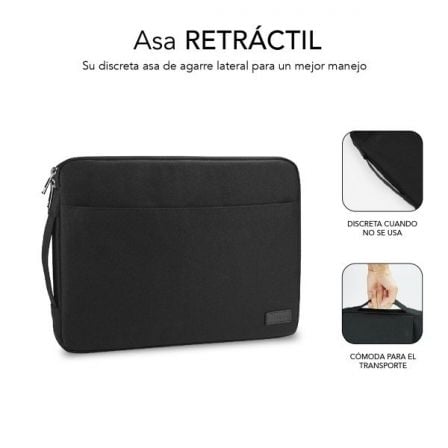 Funda Subblim Urban Laptop Sleeve para Portátiles hasta 15.6'/ Negra Funda Subblim Urban Laptop Sleeve para Portátiles hasta 15.6'/ Negra