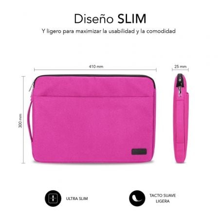 Funda Subblim Urban Laptop Sleeve para Portátiles hasta 15.6'/ Rosa Funda Subblim Urban Laptop Sleeve para Portátiles hasta 15.6'/ Rosa
