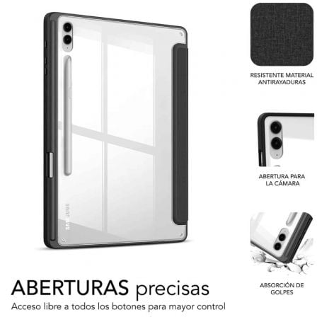 Funda Subblim Clear Shock para Tablet Samsung S9+/ FE 12.4'/ Negra Funda Subblim Clear Shock para Tablet Samsung S9+/ FE 12.4'/ Negra
