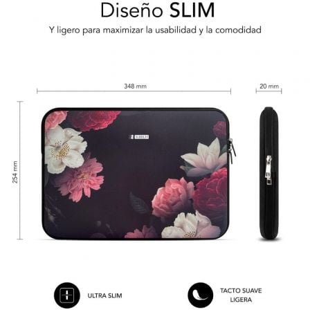 Funda Subblim Trendy Sleeve Neo Flowers para Portátiles hasta 14' Funda Subblim Trendy Sleeve Neo Flowers para Portátiles hasta 14'