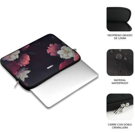 Funda Subblim Trendy Sleeve Neo Flowers para Portátiles hasta 15.6' Funda Subblim Trendy Sleeve Neo Flowers para Portátiles hasta 15.6'