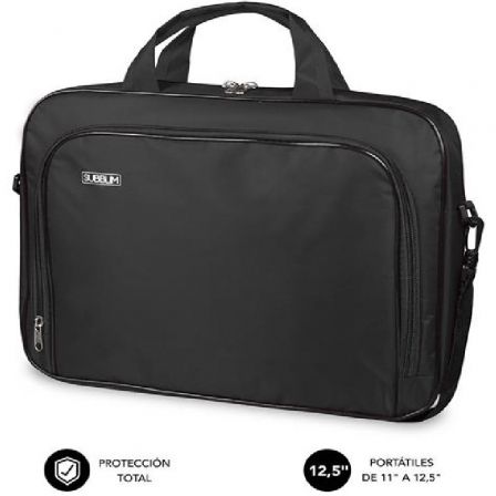 Maletín Subblim Oxford para Portátiles hasta 12.5'/ Negro Maletín Subblim Oxford para Portátiles hasta 12.5'/ Negro