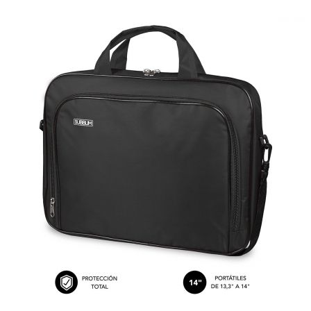 Maletín Subblim Oxford para Portátiles hasta 14'/ Negro Maletín Subblim Oxford para Portátiles hasta 14'/ Negro