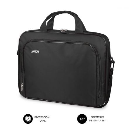 Maletín Subblim Oxford para Portátiles hasta 16'/ Negro Maletín Subblim Oxford para Portátiles hasta 16'/ Negro