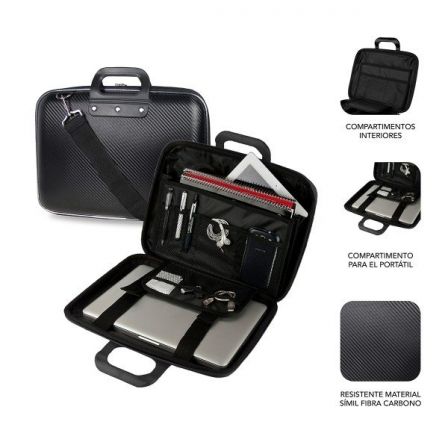 Maletín Subblim Eva Carbon para Portátiles hasta 13.3'/ Semi Rígido/ Negro Maletín Subblim Eva Carbon para Portátiles hasta 13.3'/ Semi Rígido/ Negro