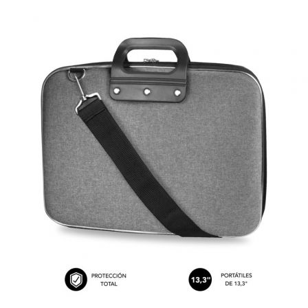 Maletín Subblim EVA Laptop Bag PL para Portátiles hasta 13.3'/ Cinta para Trolley/ Gris Maletín Subblim EVA Laptop Bag PL para Portátiles hasta 13.3'/ Cinta para Trolley/ Gris