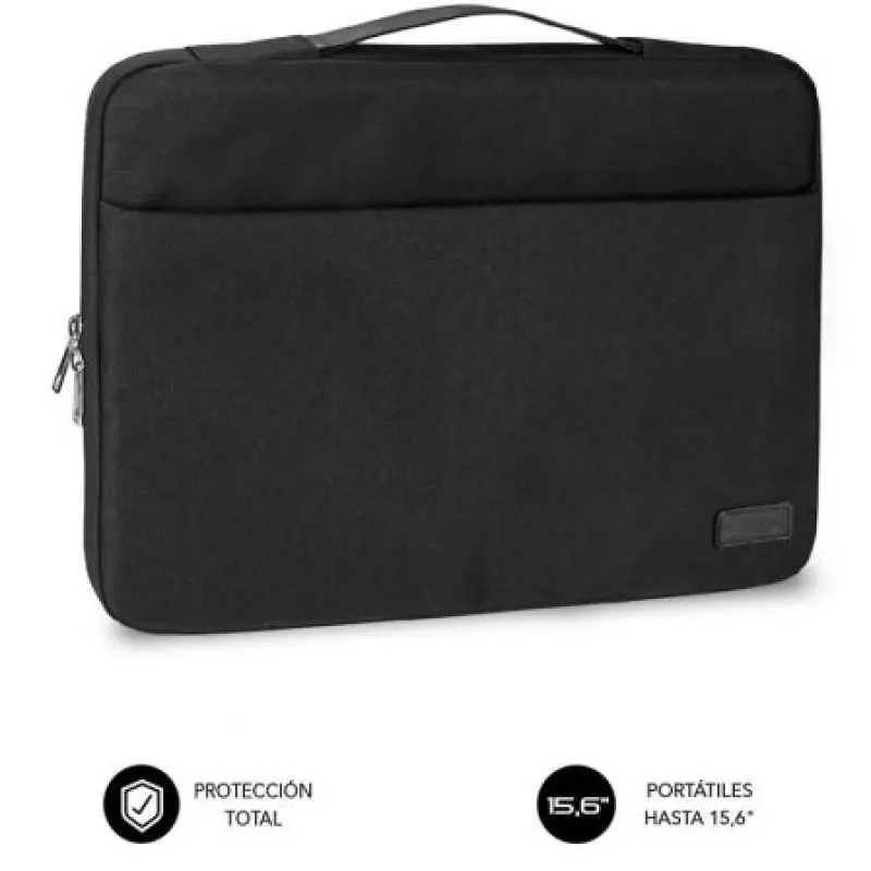 Maletín Subblim Elegant Laptop Sleeve para Portátiles hasta 15.6'/ Negro Maletín Subblim Elegant Laptop Sleeve para Portátiles hasta 15.6'/ Negro