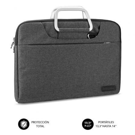 Maletín Subblim Business para Portátiles 13.3-14'/ Gris Maletín Subblim Business para Portátiles 13.3-14'/ Gris