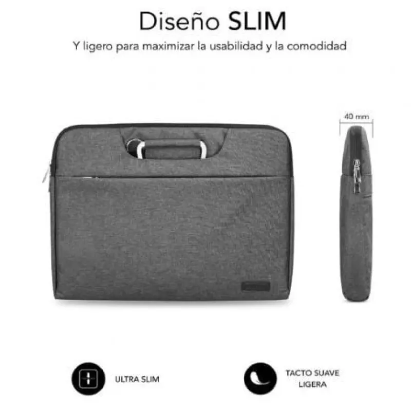 Maletín Subblim Business para Portátiles 13.3-14'/ Gris Maletín Subblim Business para Portátiles 13.3-14'/ Gris