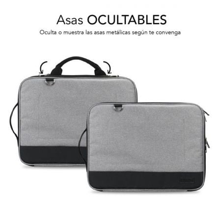 Maletín Subblim Advance Laptop Sleeve para Portátiles hasta 14'/ Gris Maletín Subblim Advance Laptop Sleeve para Portátiles hasta 14'/ Gris