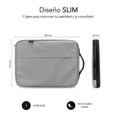 Maletín Subblim Advance Laptop Sleeve para Portátiles hasta 14'/ Gris Maletín Subblim Advance Laptop Sleeve para Portátiles hasta 14'/ Gris