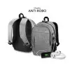 Mochila Subblim Urban Lock para Portátiles hasta 16'/ Puerto USB/ Antirrobo/ Gris Mochila Subblim Urban Lock para Portátiles hasta 16'/ Puerto USB/ Antirrobo/ Gris