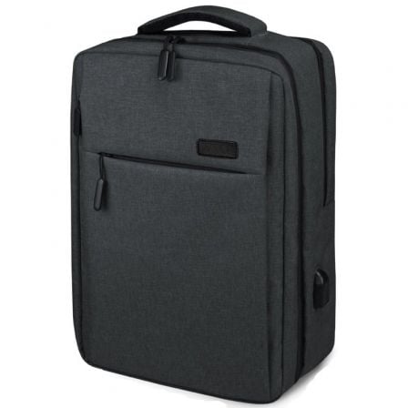 Mochila Subblim Traveller Airpadding Backpack para Portátiles hasta 15.6'/ Puerto USB/ Gris Mochila Subblim Traveller Airpadding Backpack para Portátiles hasta 15.6'/ Puerto USB/ Gris