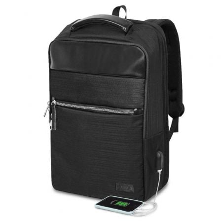 Mochila Subblim Business V2 AP Backpack para Portátiles hasta 15.6'/ Puerto USB/ Negra Mochila Subblim Business V2 AP Backpack para Portátiles hasta 15.6'/ Puerto USB/ Negra