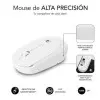 Ratón Inalámbrico Subblim Business Plus Silencioso/ Hasta 1200 DPI/ Blanco Ratón Inalámbrico Subblim Business Plus Silencioso/ Hasta 1200 DPI/ Blanco