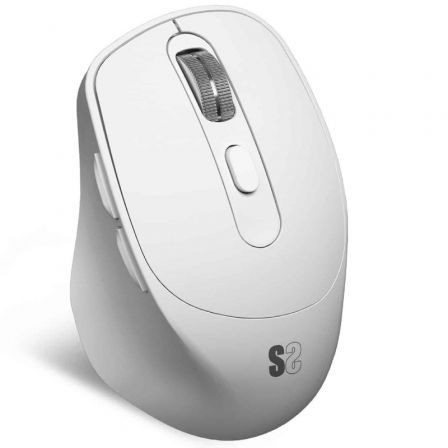 Ratón Ergonómico Inalámbrico por Bluetooth/ 2.4GHz Subblim Comfort Ergo Dual Battery/ Batería recargable/ Hasta 2400 DPI/ Blanco Ratón Ergonómico Inalámbrico por Bluetooth/ 2.4GHz Subblim Comfort Ergo Dual Battery/ Batería recargable/ Hasta 2400 DPI/ Blanco